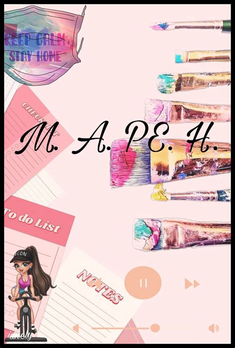 mapeh design for notebook|School Subjects .